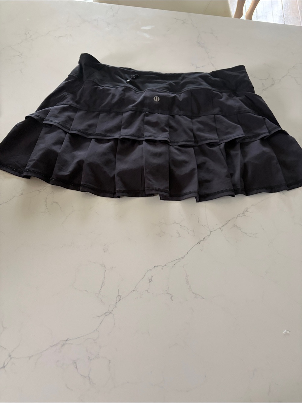 lululemon athletica Black Tiered Pleated Skirt